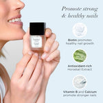 Biotin and Horsetail Extract nail treatment to provide assistance with structural strength