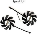 WLQTKST dual air cooler fans side profile showing fan blade depth