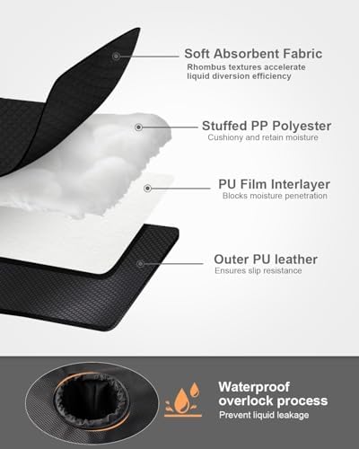 TinlyFinly potty training liner showing anti-slip bottom texture
