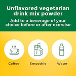 Scoop size and serving suggestion for Nature Made Creatine powder
