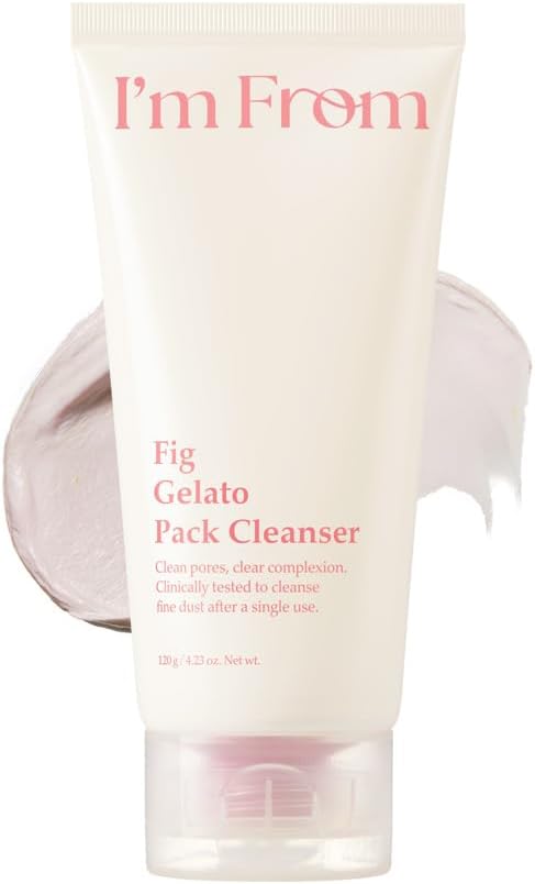 I'm From Fig Gelato Pack Cleanser tube front view for pore cleansing