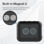 Close up of TUSITA silicone case highlighting precise volume and power button icons
