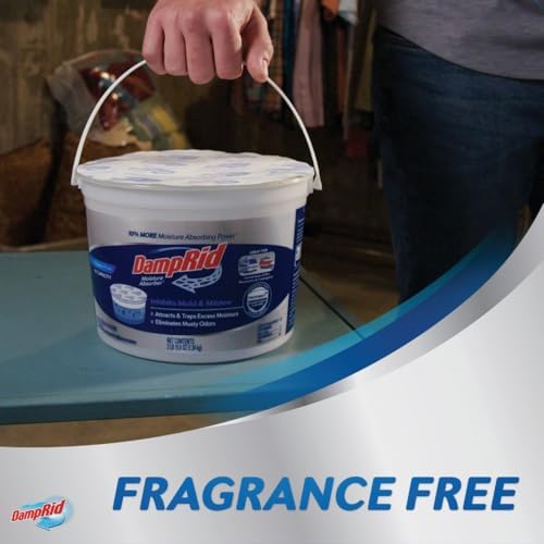 DampRid FG50T Fragrance Free bucket for basement moisture removal