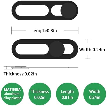 EYSOFT premium packaging showing the two pack smartphone webcam covers