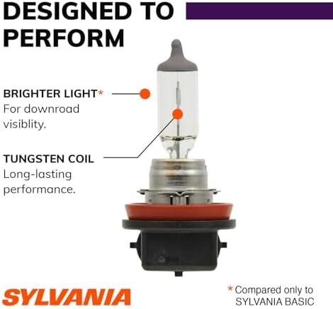 Side view of the replacement automotive light showing the plug and play design setup.