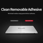 Ultra thin scratch resistant laptop body protector kit with included application squeegee