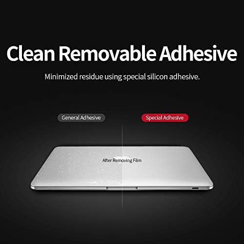 Ultra thin scratch resistant laptop body protector kit with included application squeegee
