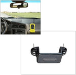 Two pack of black walkie talkie belt clip hooks with included installation screws and gaskets