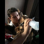 Orphaned pet and piglet feeding nipples package containing fifteen pieces