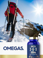 Carlyle triple omega 3 6 9 package seal and manufacturing details for quality assurance.