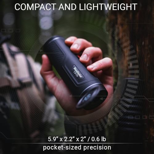 ATN BlazeSeeker 207 optical device complete packaging layout detailing internal components and lens cap