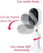 Rust resistant security camera bracket kit including wall anchors and mounting screws