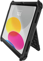 OtterBox Defender shell for iPad 10th generation demonstrating secure built-in Apple Pencil storage slot