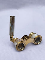 Rear view of the personalized vintage spyglass focusing mechanism showcasing premium solid metal construction.