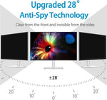Twugs 27 inch privacy shield demonstrating 60 degree side view blocking technology