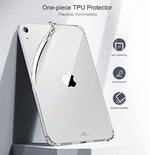 MoKo flexible thermoplastic polyurethane back cover highlighting precise camera cutout and raised safety borders