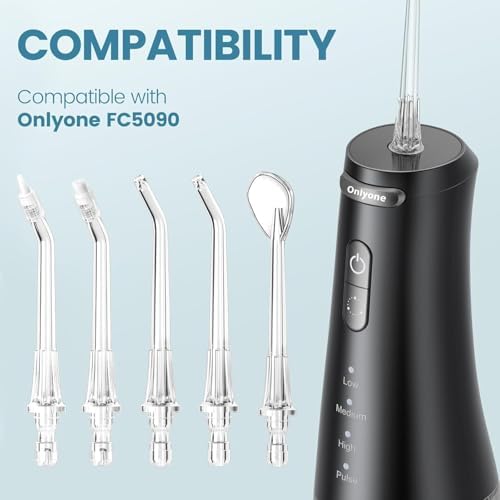 Onlyone Water Dental Flosser Replacement Heads Oral Irrigator Refill Heads Jet Tips 5 Pieces: Only Compatible for Onlyone Water Dental Flosser - Image 3