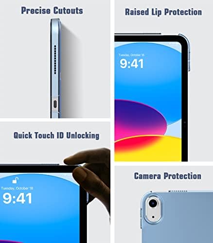 TiMOVO ultra slim tablet case side profile highlighting the lightweight design and magnetic edge