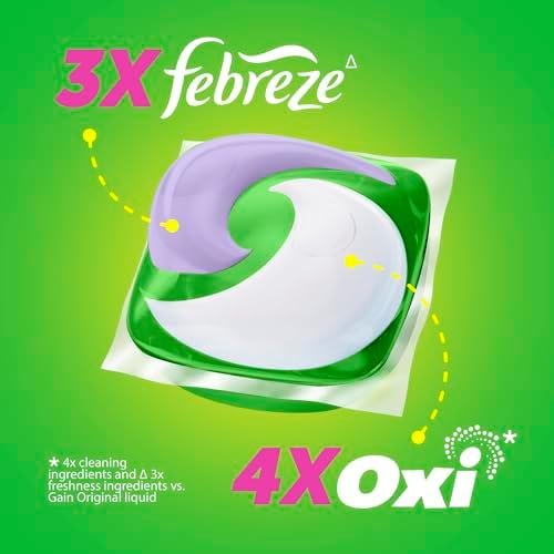 Back label of USA imported laundry detergent pacs displaying safe usage instructions and warning labels.