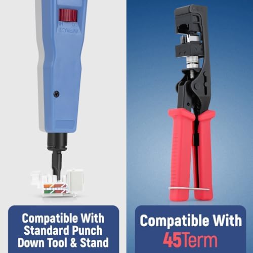 Everest Media Solutions home networking components highlighting compatibility with speed termination tools and standard wall plates