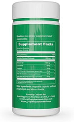 Authentic imported UpNourish liposomal berberine complex side panel detailing non GMO quality