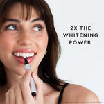 MOON vegan teeth whitening gel brush applicator tip with dispensing formula.