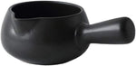 Yarnow ceramic milk pot front view with pour spout