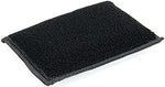 Autofiber Scrub Ninja three pack in black and grey illustrating the comfortable five inch ergonomic size for auto scrubbing.