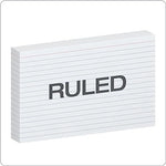 Oxford Ruled Index Cards, 5" x 8", White, 100/Pack (51) - Image 3