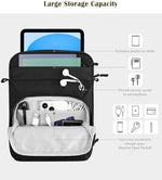 Dadanism eleven inch sleeve bag close up view of the functional external earphone and charging cable passage hole