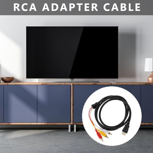 Alipis digital to analog television connection wire close up view