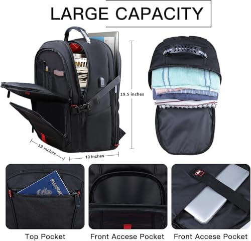 Anterk large college and business computer bag featuring multiple organizational utility pockets