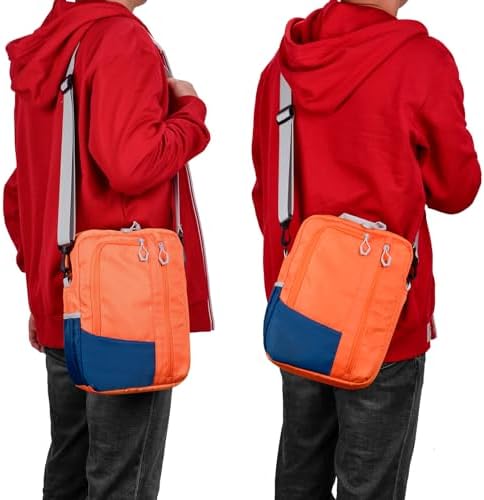 Cayeelu 9-11 Inch Tablet Sleeve Bag Orange lifestyle angle