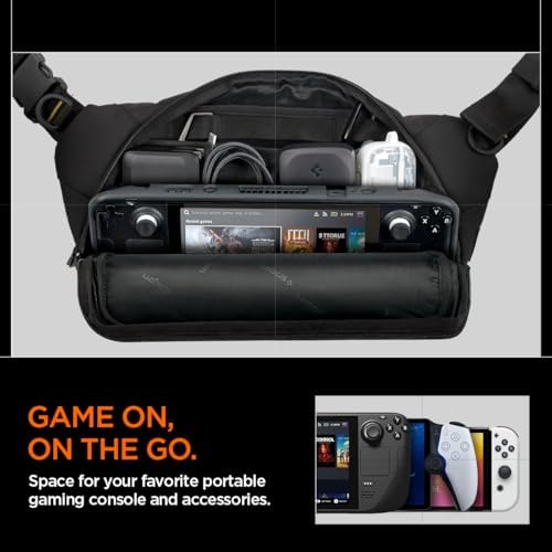 Spigen Life KD410 Klasden Sling Bag organized internal tech compartments