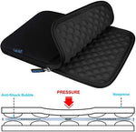 Lacdo eleven inch protective pouch demonstrating spacious main compartment layout