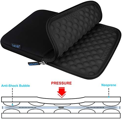 Lacdo eleven inch protective pouch demonstrating spacious main compartment layout