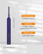 Hand holding Vandesail one click cleaning pen for scale