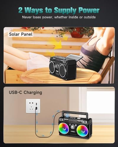 Back view of Prunus 750 showing USB-C and TF card ports