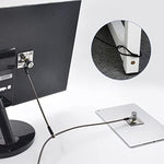 Demonstration of the rotating lock head interface on an electronic business device.