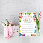 Premium USA imported birthday invitations set of twenty pieces with envelopes for milestone celebrations.