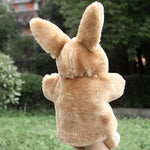 Soft fabric texture of Riy farm animal rabbit puppet