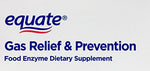 Equate gas relief 100 count capsules container angle shot