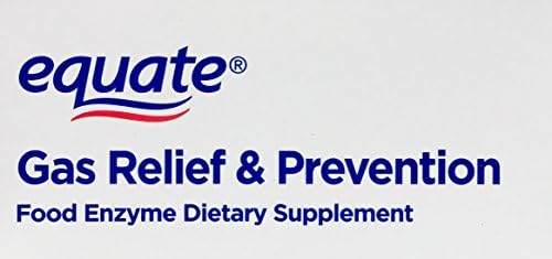 Equate gas relief 100 count capsules container angle shot