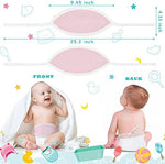 Newborn baby wearing comfortable cotton belly wrap