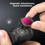 Magnetic attachment mechanism for DJI Osmo Pocket 3 filter