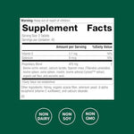 Standard Process Cataplex E2 supplement nutritional facts and ingredients label