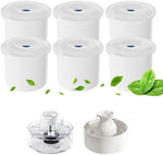PETIMI replacement water filters six pack close up view