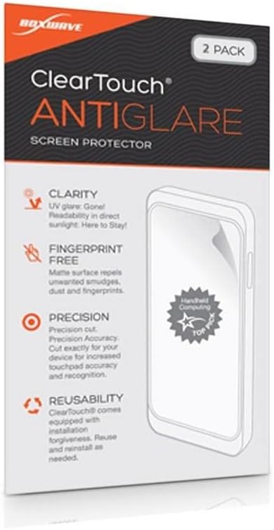 BoxWave anti-glare matte film applied on camera