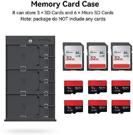 SMALLRIG Memory Card Case Holder Anti-Shock Anti-Fall and Scratch Suitable for SD/Micro SD/SIM Cards for Photography Enthusiasts - 2832 - Image 3