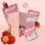 Biodegradable plant fiber feminine wipes for eco-friendly personal care.